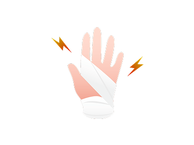 下肢骨折の治療中に自宅内で転倒負傷した手の治療について